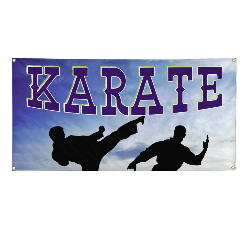 Vinyl Banner Multiple Sizes Karate Outdoor Advertising Printing C Lifestyle