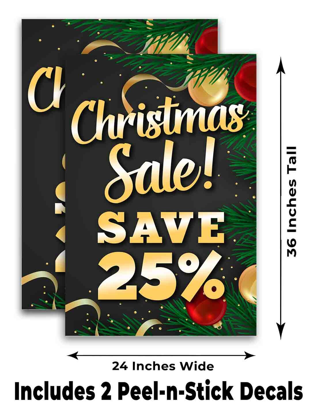 CHRISTMAS SALE SAVE 25% Signicade 24×36 A Frame Sidewalk Sign Double Sided