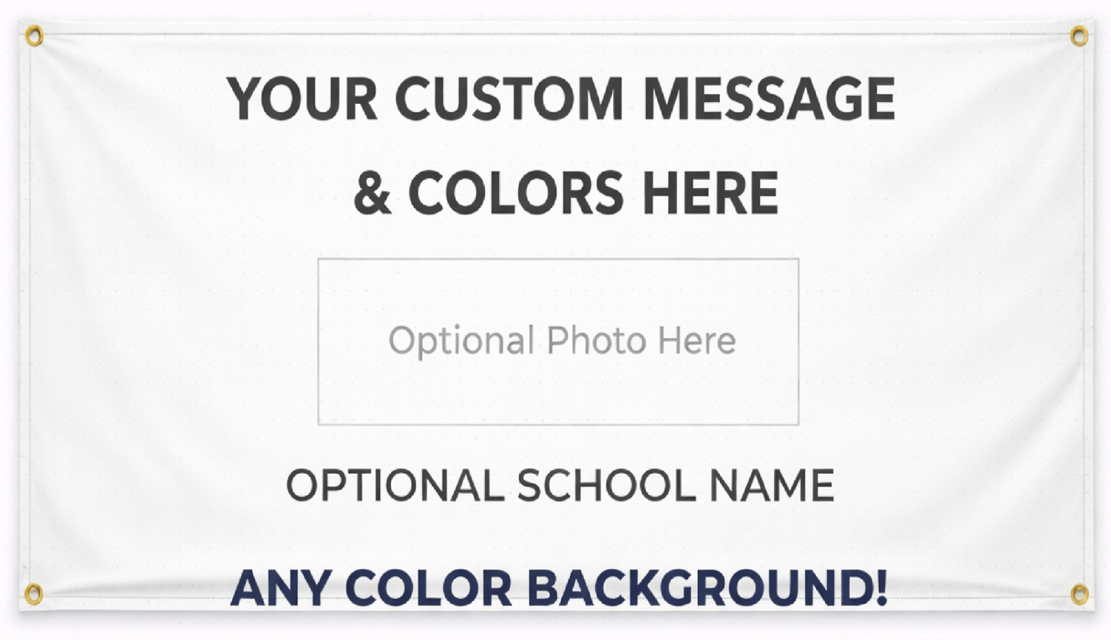 Custom Graduation Banner 2026 Personalized Photo High School College Decor USA