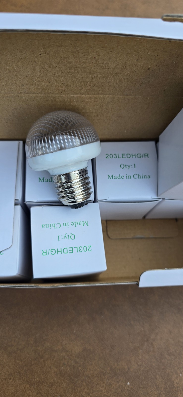12 Technical Lighting Research Bulbs 203LEDHG/R, LED Lighting RED