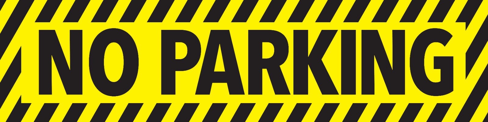 NO PARKING Sign – No Parking Banner – No Parking – Outdoor Heavy Duty Vinyl