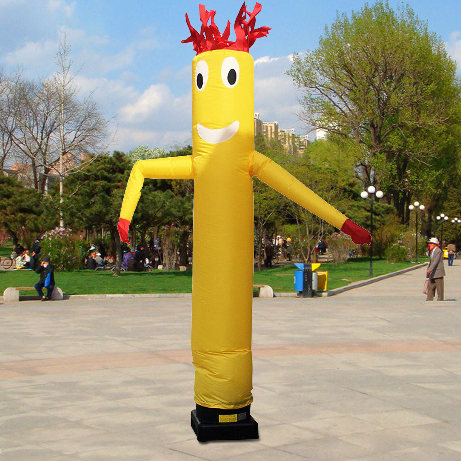 10FT Advertising Inflatable Tube Men Shop Blow Up Giant Waving Arm Fly Human