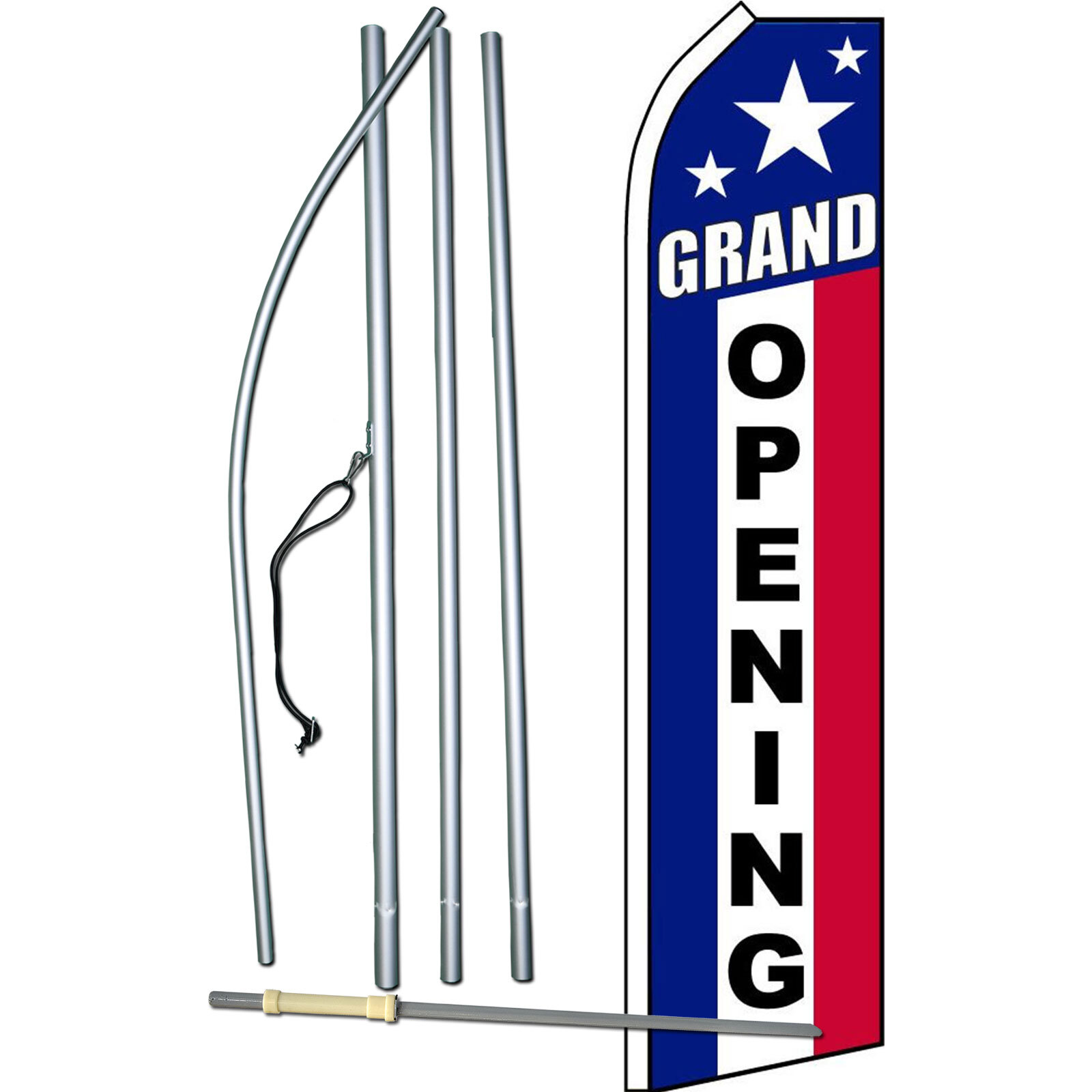 Grand Opening Swooper Flag Kit