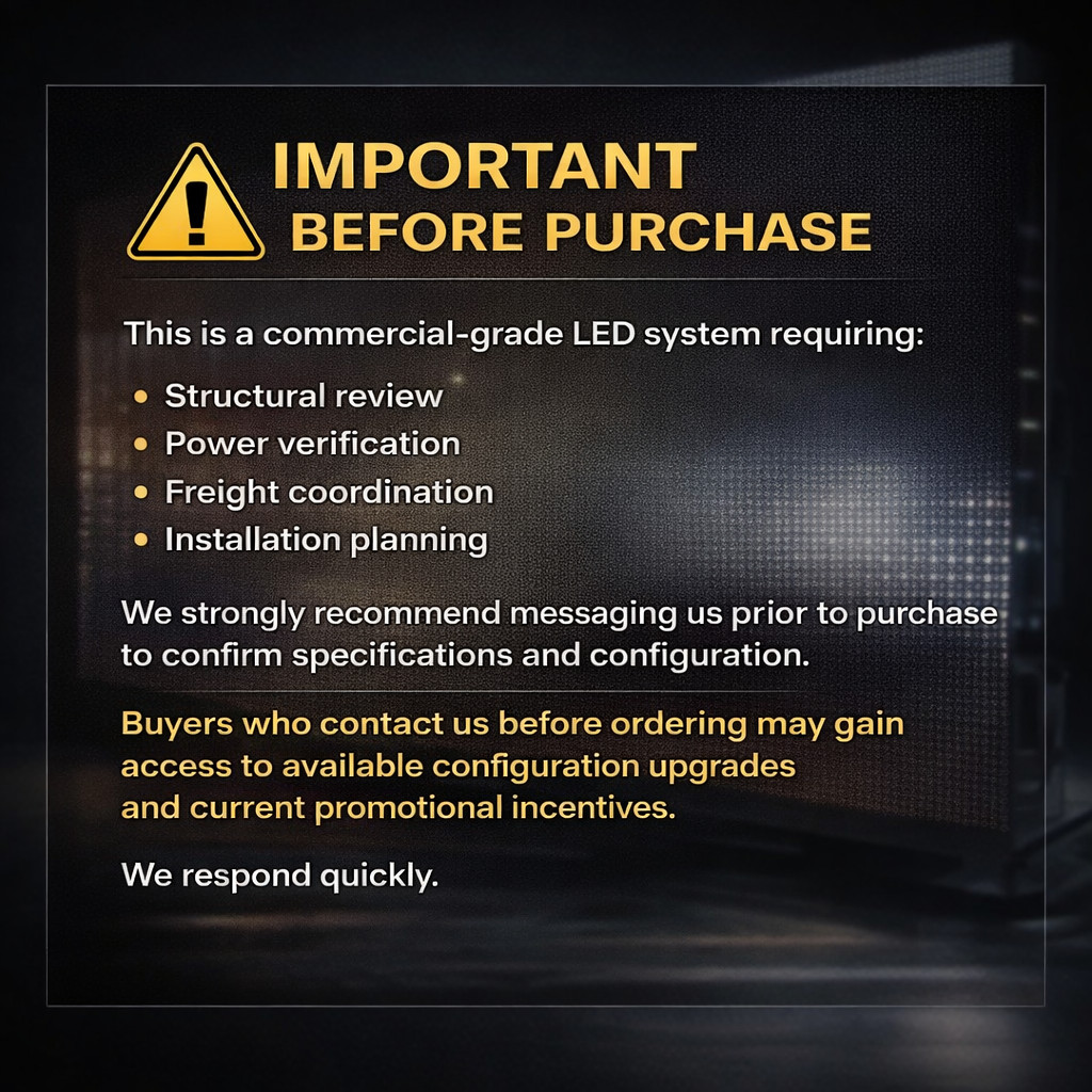 3×6 FT Outdoor LED Billboard P6.67 Single-Sided Programmable Digital Sign IP65