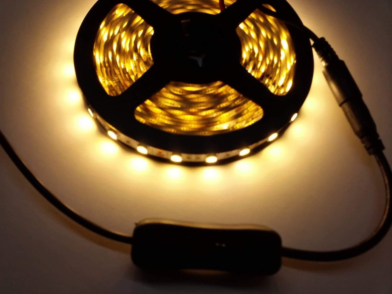 TronicsPros 2pcs LED Strip Light Inline On/Off Switch 30cm, Black (2pcs)