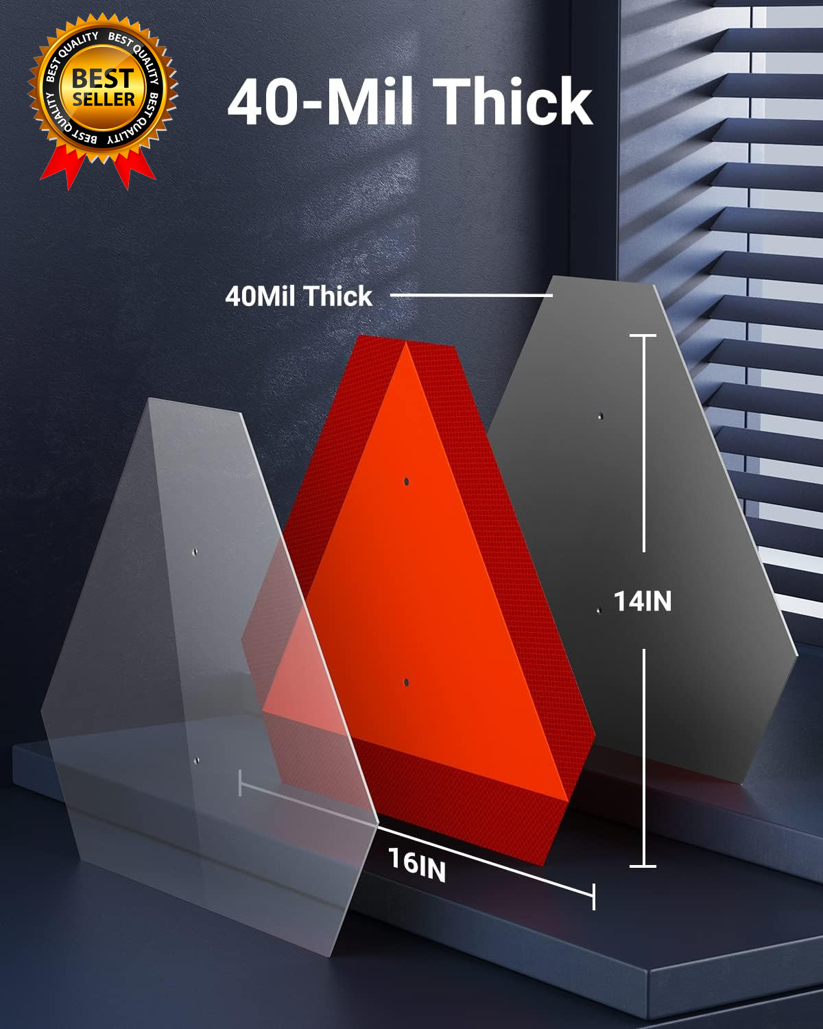 Slow Moving Vehicle Sign Rust Free Aluminum Slow Moving Vehicle Triangle Signs