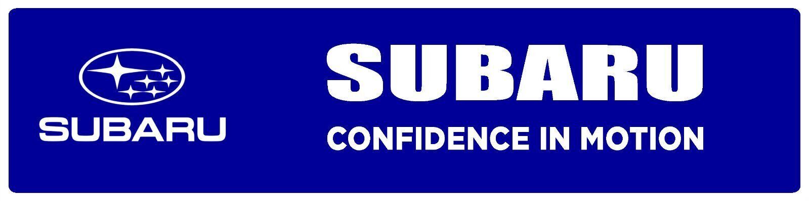 Subaru | Branded Premium Decorative Display Sign | 6&Prime;h x 24&Prime;w