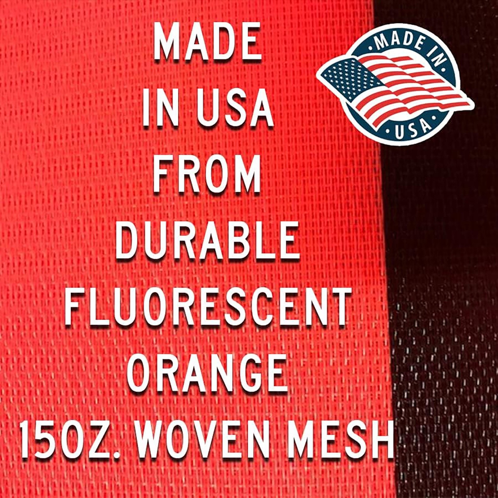 36&Prime; Custom Mesh Orange MUTCD Roll-Up Traffic Safety Sign & Steel Sign Stand Kit