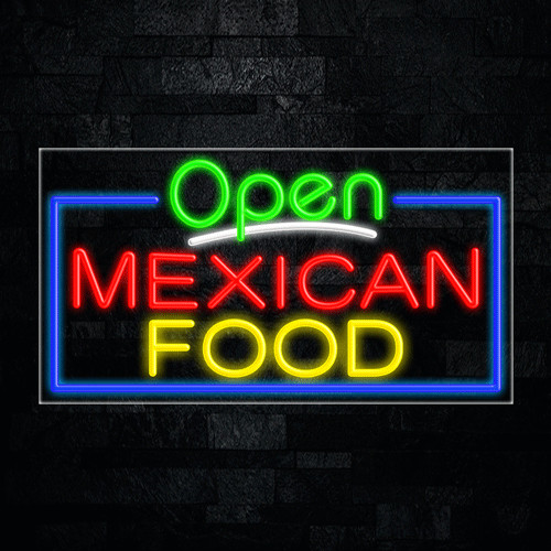 Mexican Food LED Neon Sign 33&Prime;L x 18&Prime;H #35535