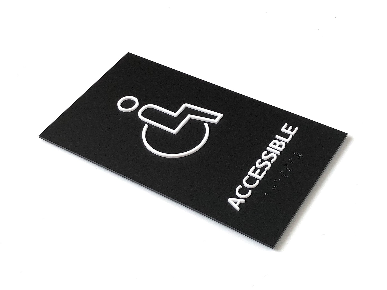 Kubik Letters Handicap Sign – Handicap Accessible Sign – Wheelchair Accessibl…