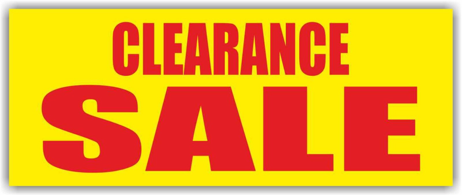 CLEARANCE SALE Advertising Banner Vinyl Mesh Sign discount retail 30 40 50 % off