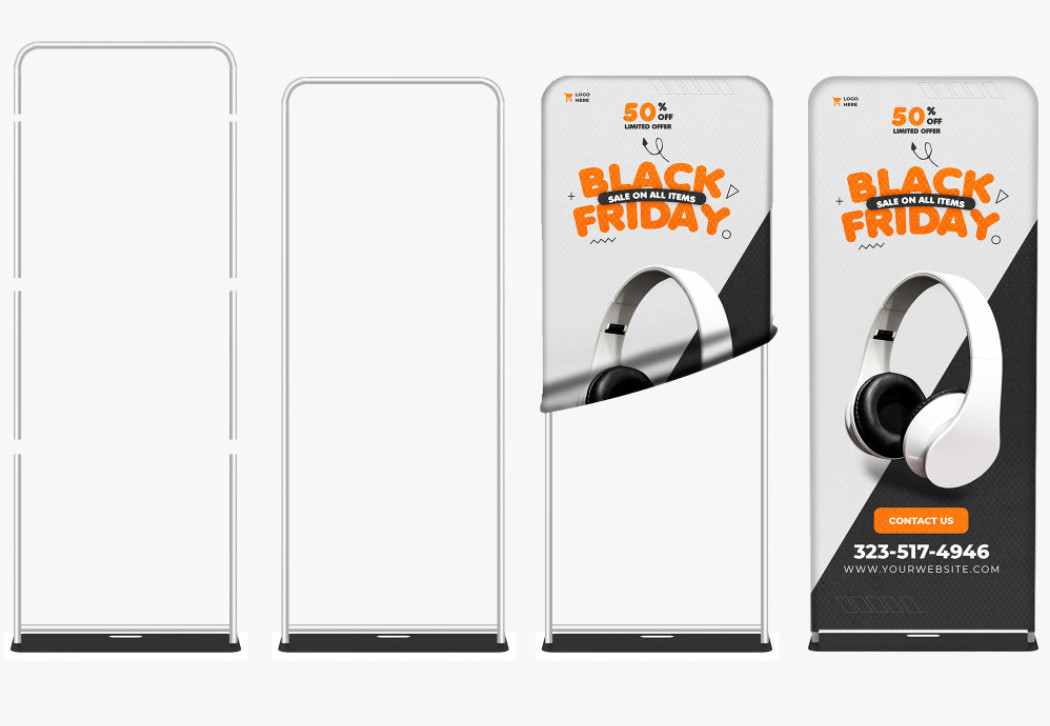 Hardware for Mono 36&Prime; x 90&Prime; Signage Display