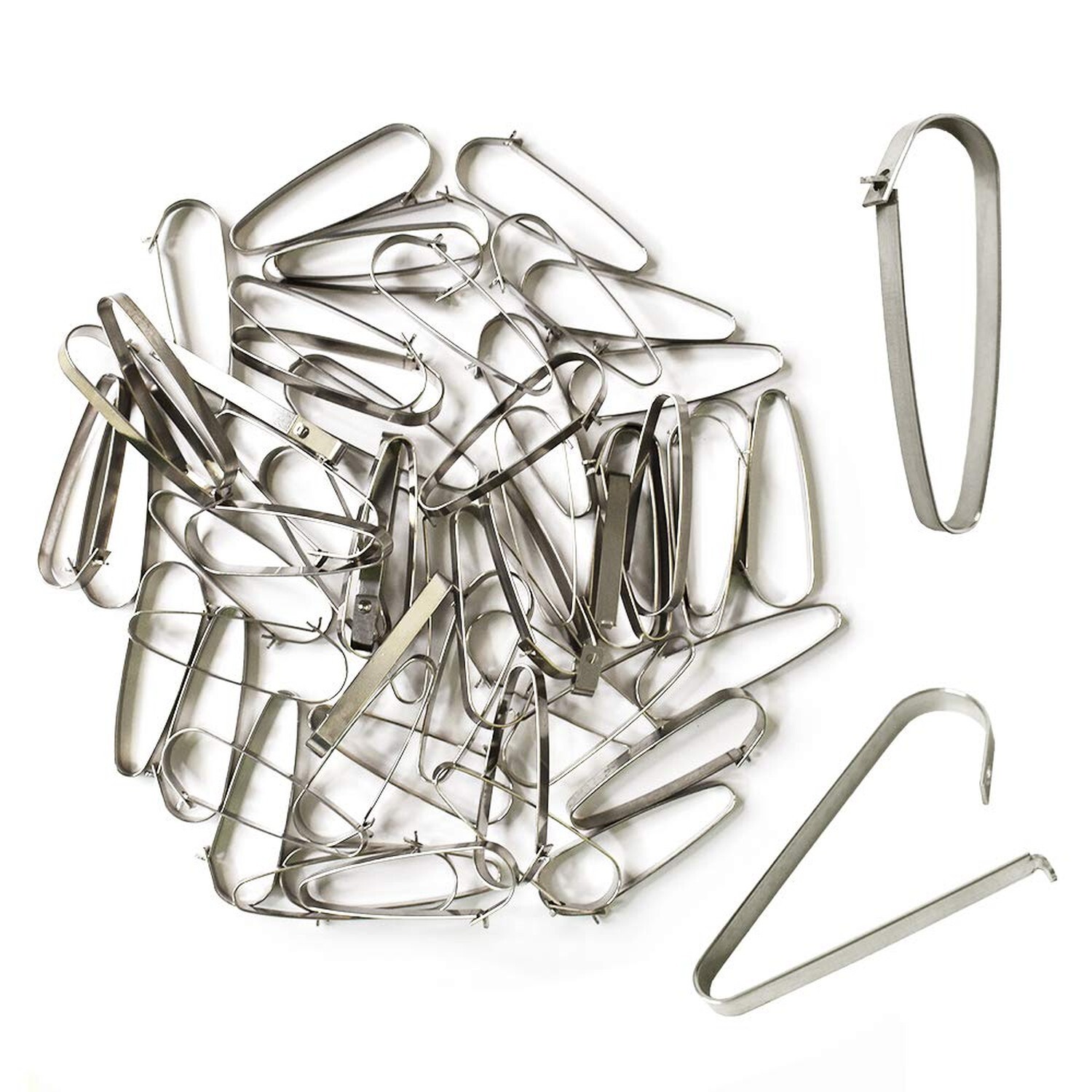 Real Estate Sign Clips, Sign Rider Clips for Hanging Signs (Qty 55) 1