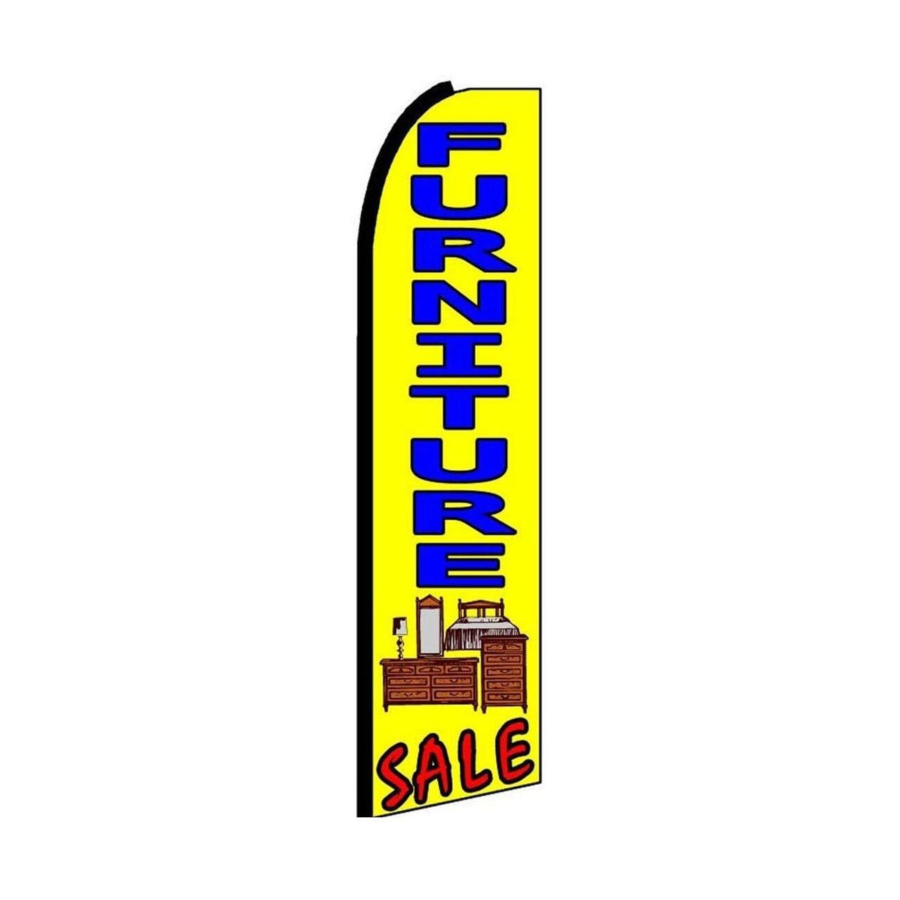 Furniture Sale Swooper Flutter Feather Flag | 3ft W x 11.5ft Tall