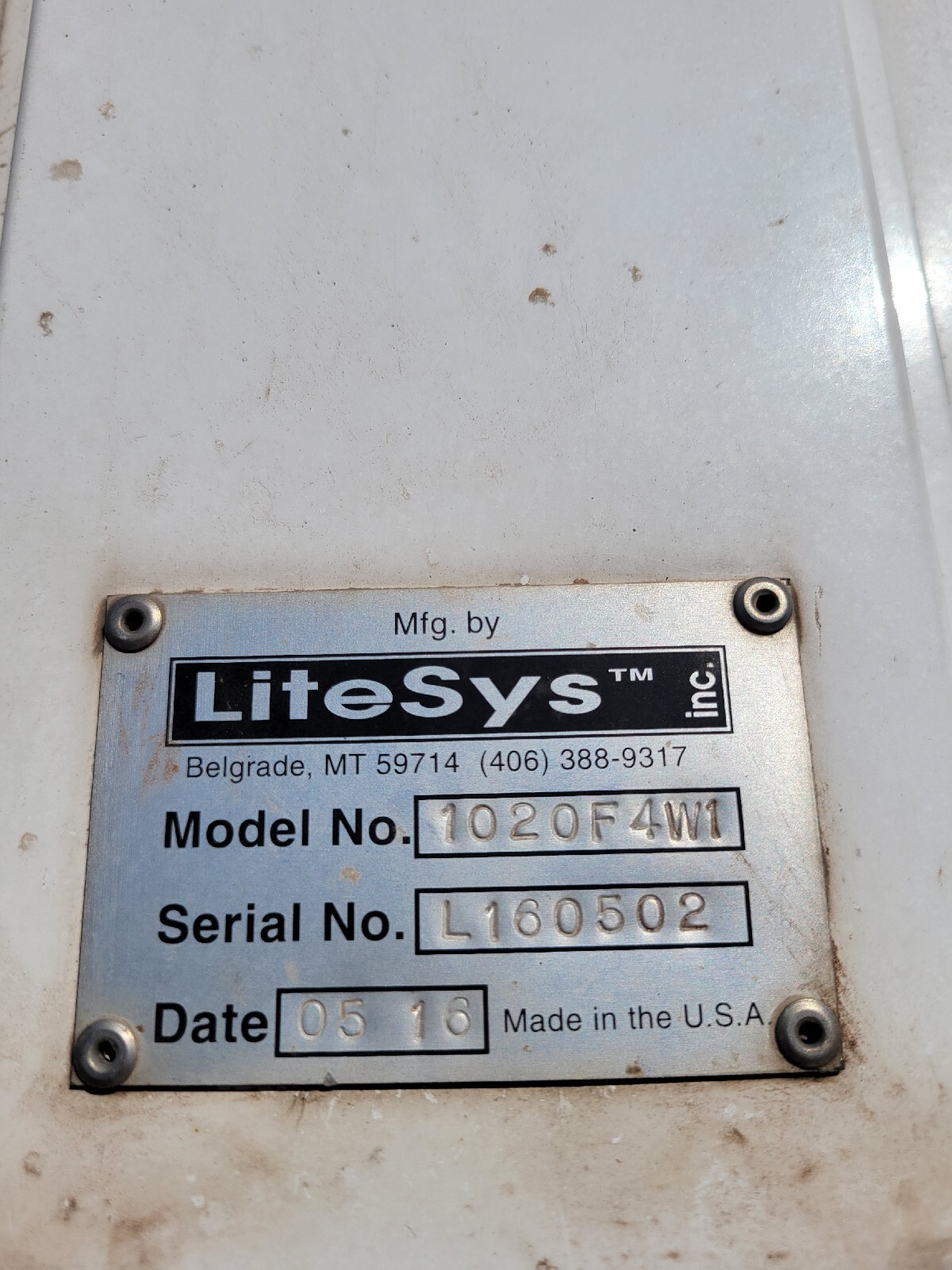 LiteSys Truck Mounted Changeable Message Sign LED Lite-Reader 1020F-4+Programmer