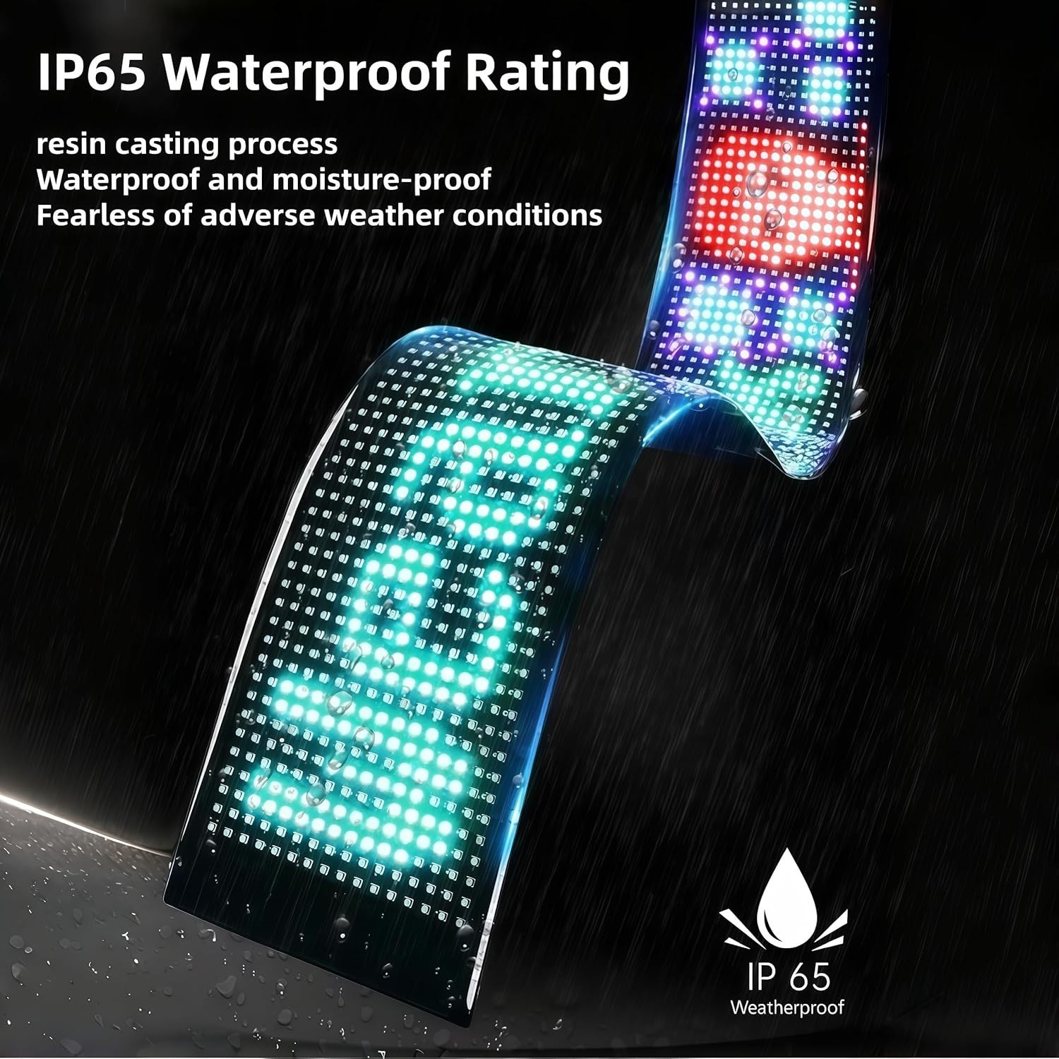 Programmable RGB LED Eyes for Cars – Animated, Voice-Controlled Windshield Decor