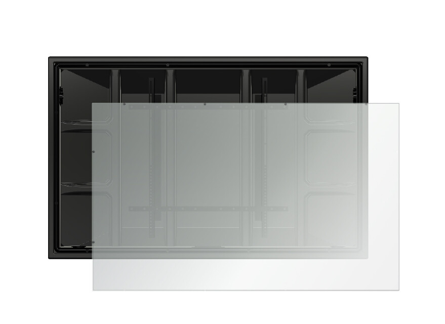 The Display Shield 52-55&Prime; Outdoor Anti-Glare Display Enclosure with Fan