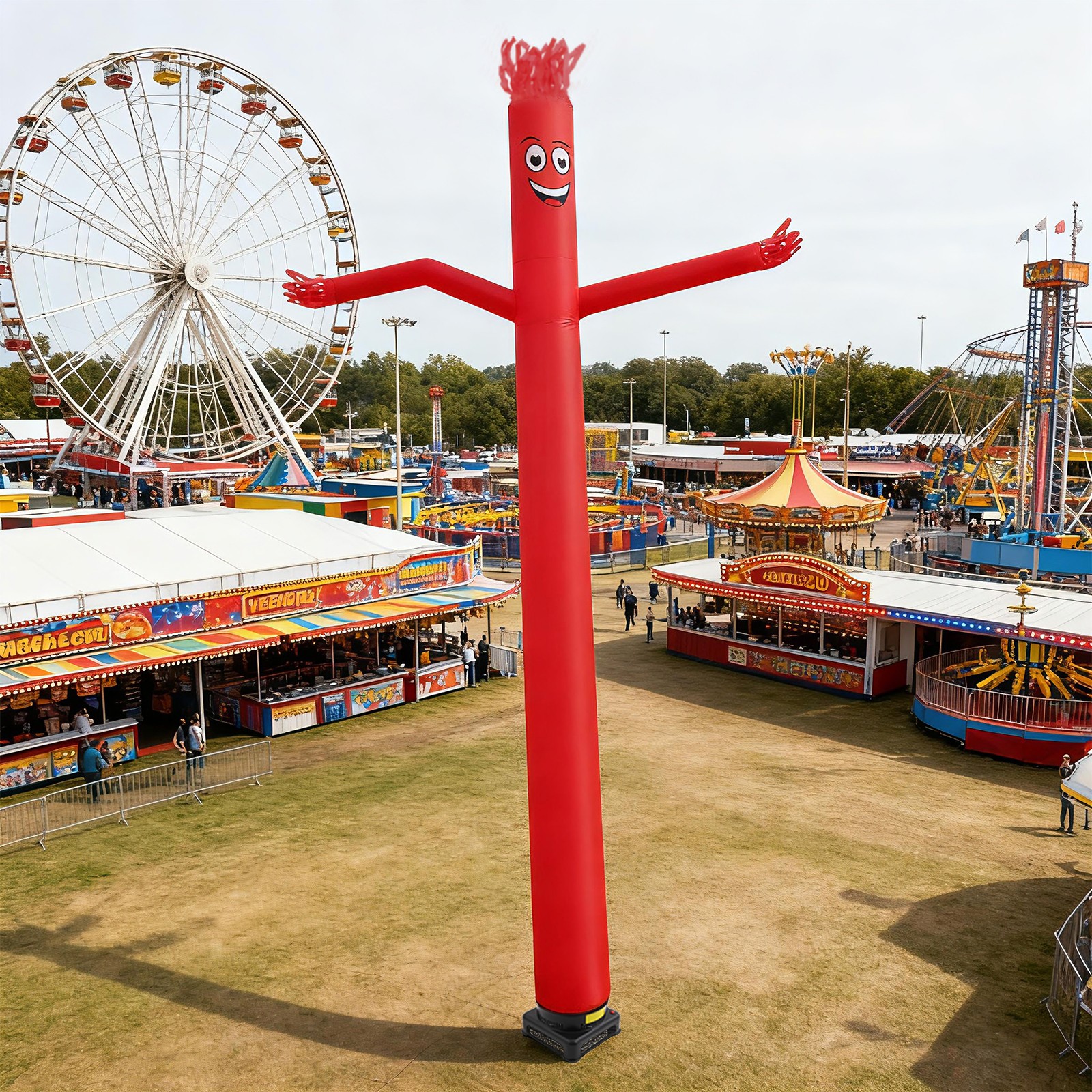 20ft Air Inflatable Tube Guy Puppet, Inflatable Dancer with Blower, Inflatable
