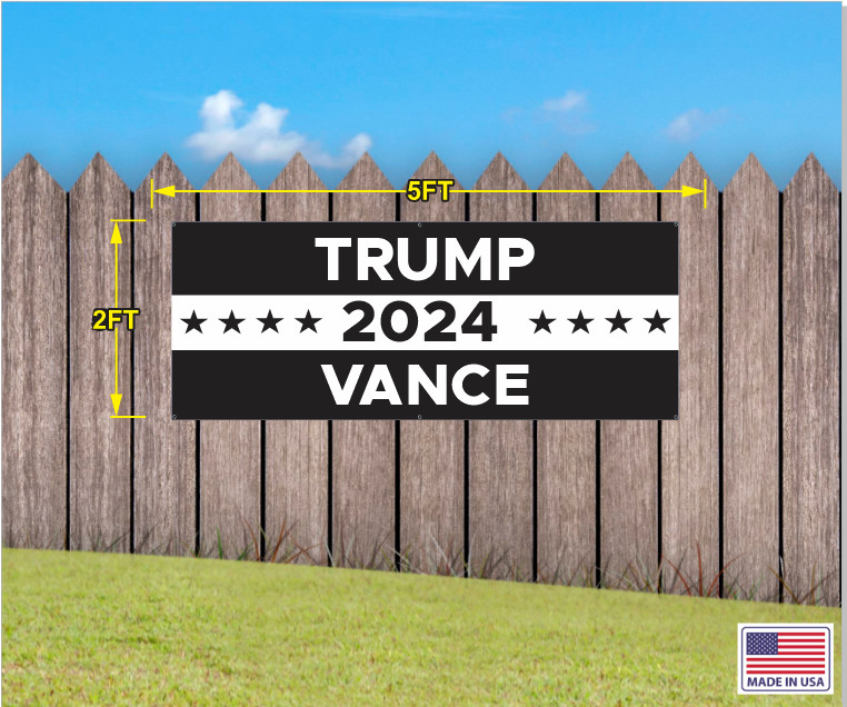 TRUMP VANCE MAGA 2024 BANNER MULTIPLE COLORS