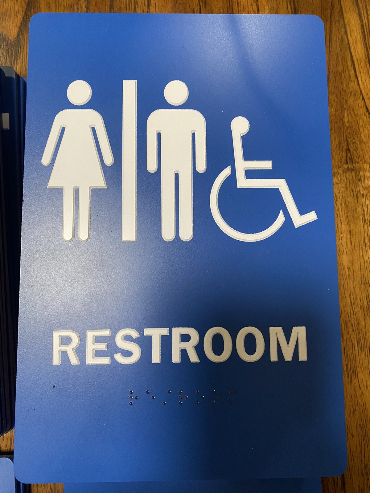 ADA Compliance Signs 6”x 9” New 31 Signs