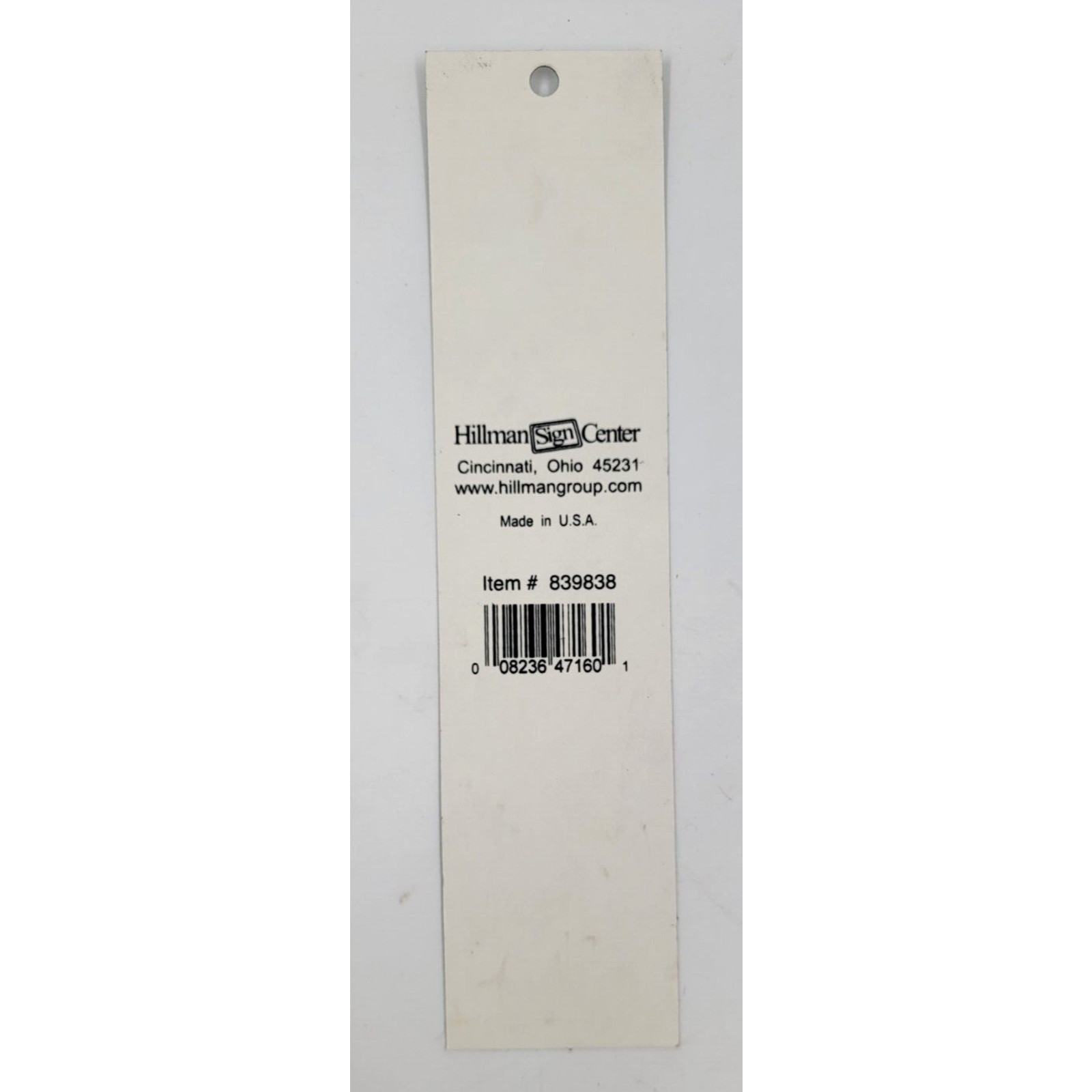 Hillman 839838, Black & Red Reflective No Smoking Sign Mylar 2×8 Self-Adhesive