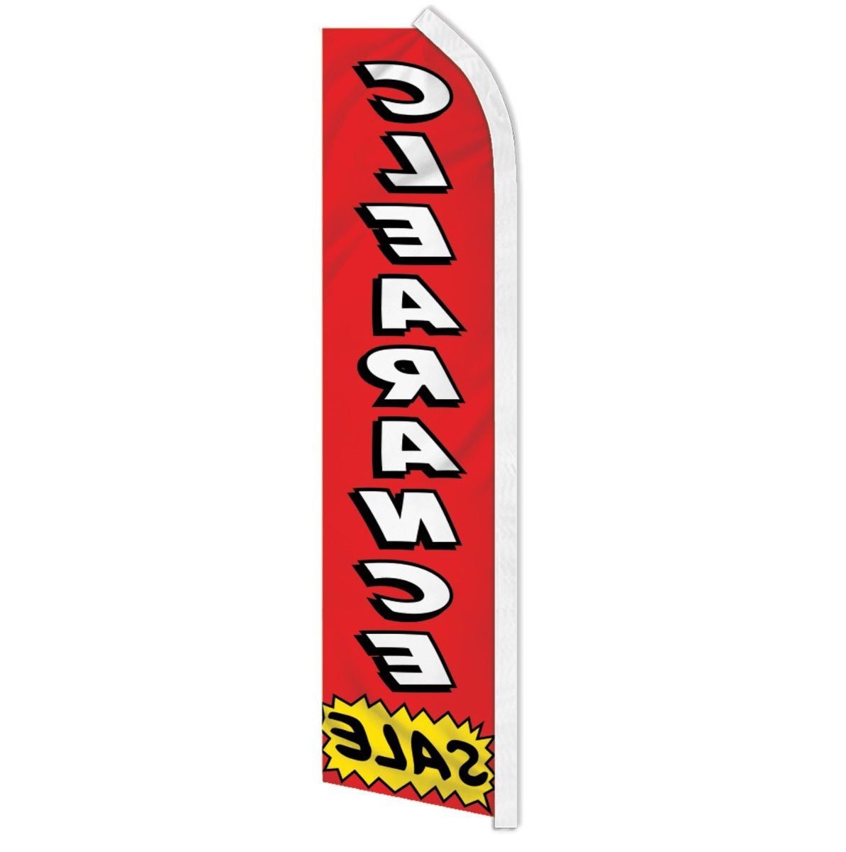 « CLEARANCE SALE » advertising super flag swooper banner business sign discount