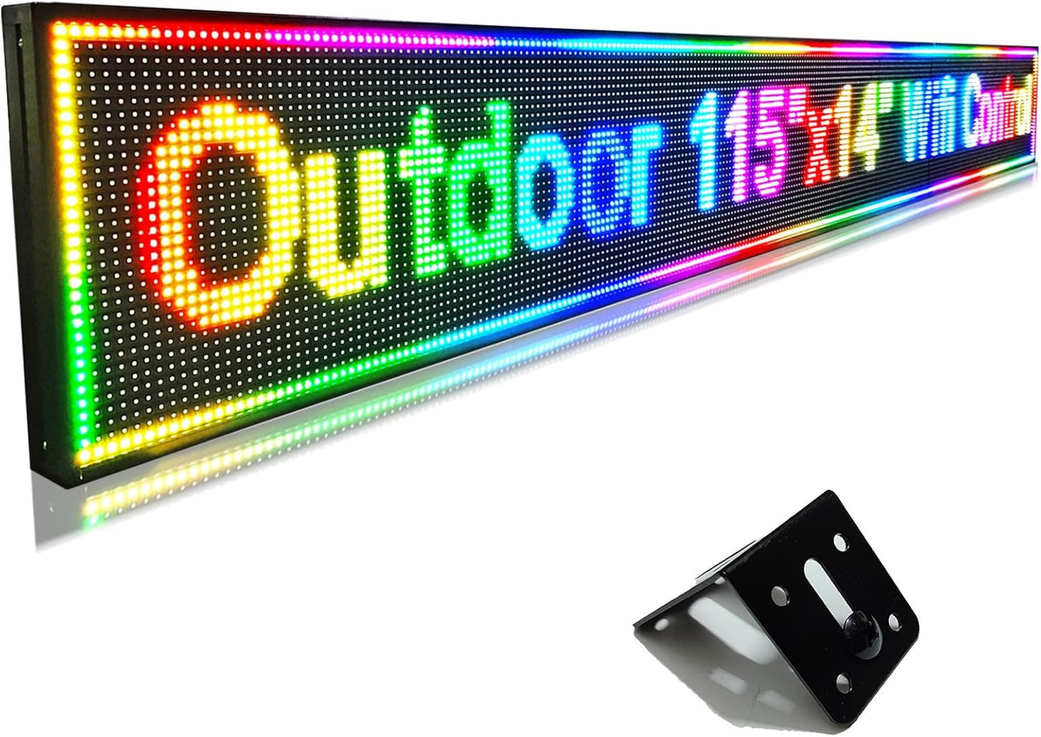 HS Programmable Led Sign Scrolling Outdoor Digital Display Screen Open Neon Sign
