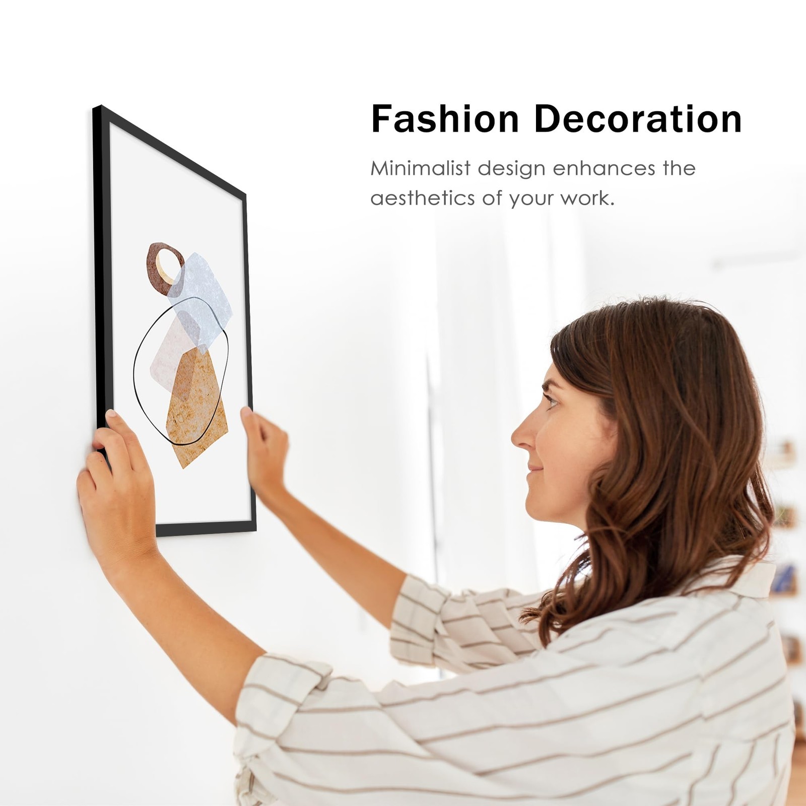 PEALSN 12×18 Picture Frame Black, Poster Frame for Wall Mounting Display Hori…
