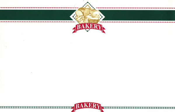 Bakery Display Sale Price Signs- 100pcs- 5.5&Prime;H x 7&Prime; W