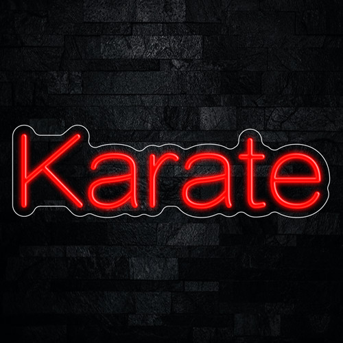 Karate LED Neon Sign 24&Prime;L x 7&Prime;H #33220