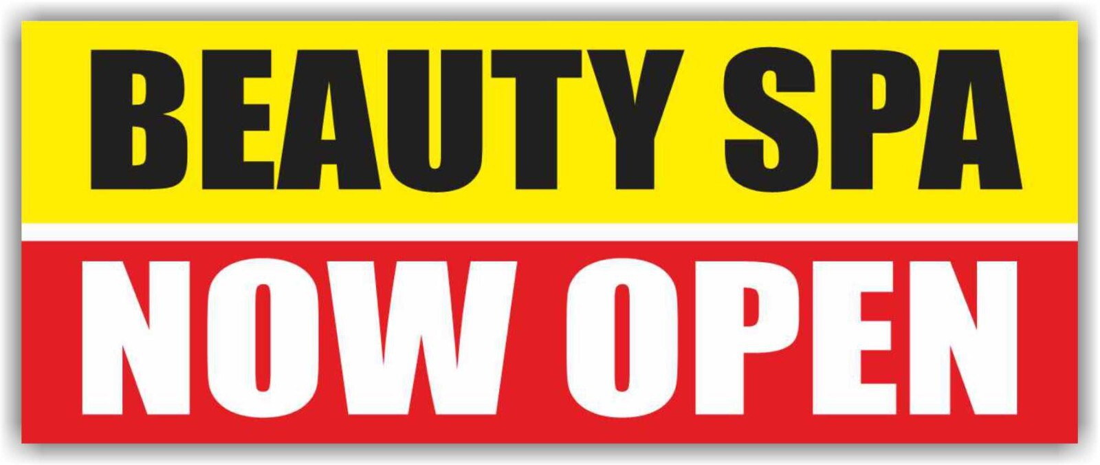 BEAUTY SPA NOW OPEN Advertising Banner Vinyl Sign Nail Salon Hair Barber Massage