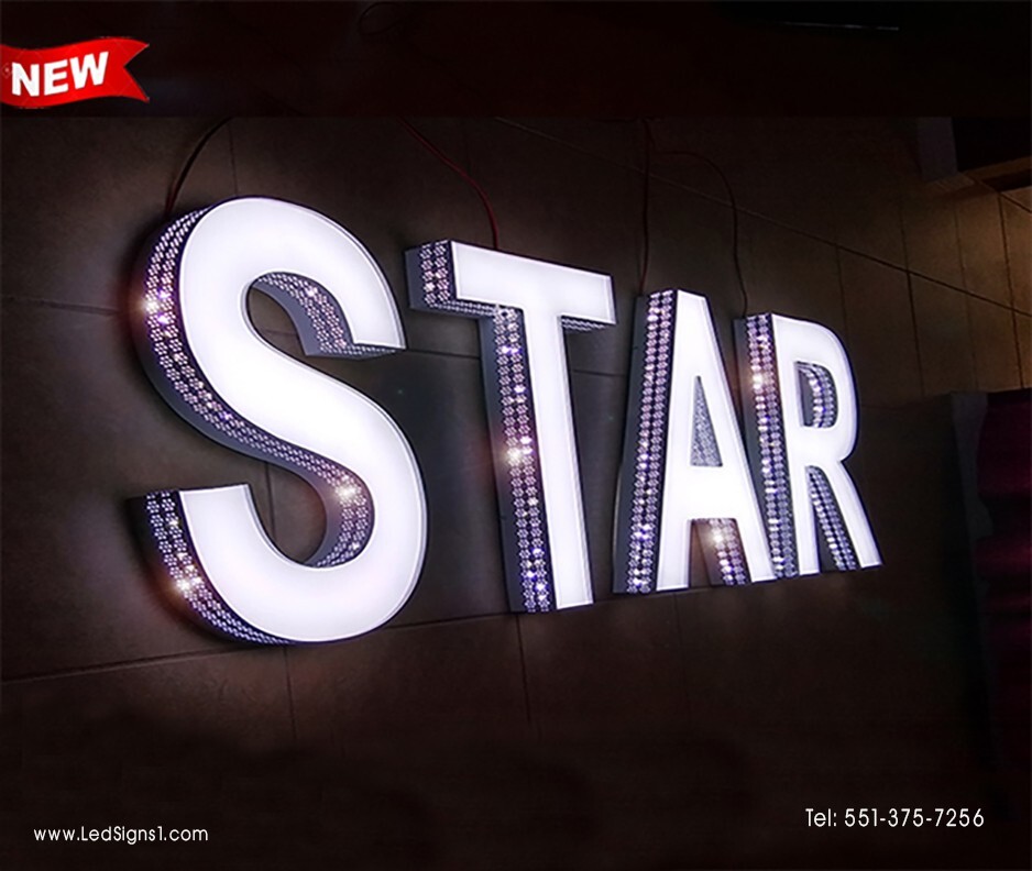 New Custom Made Led Channel Letter, Front-Lit and side-Lit 20 Inches