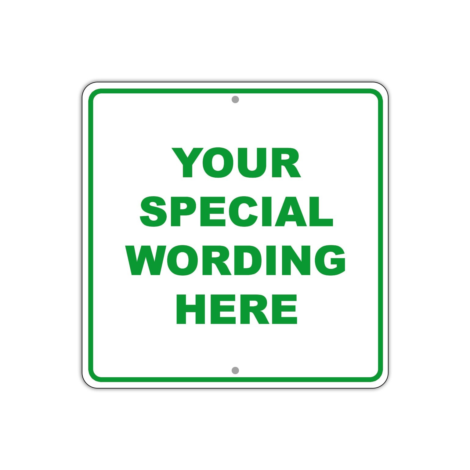 Personalized Your Own Choice Words Or Image Custom Designs Aluminum Metal Sign