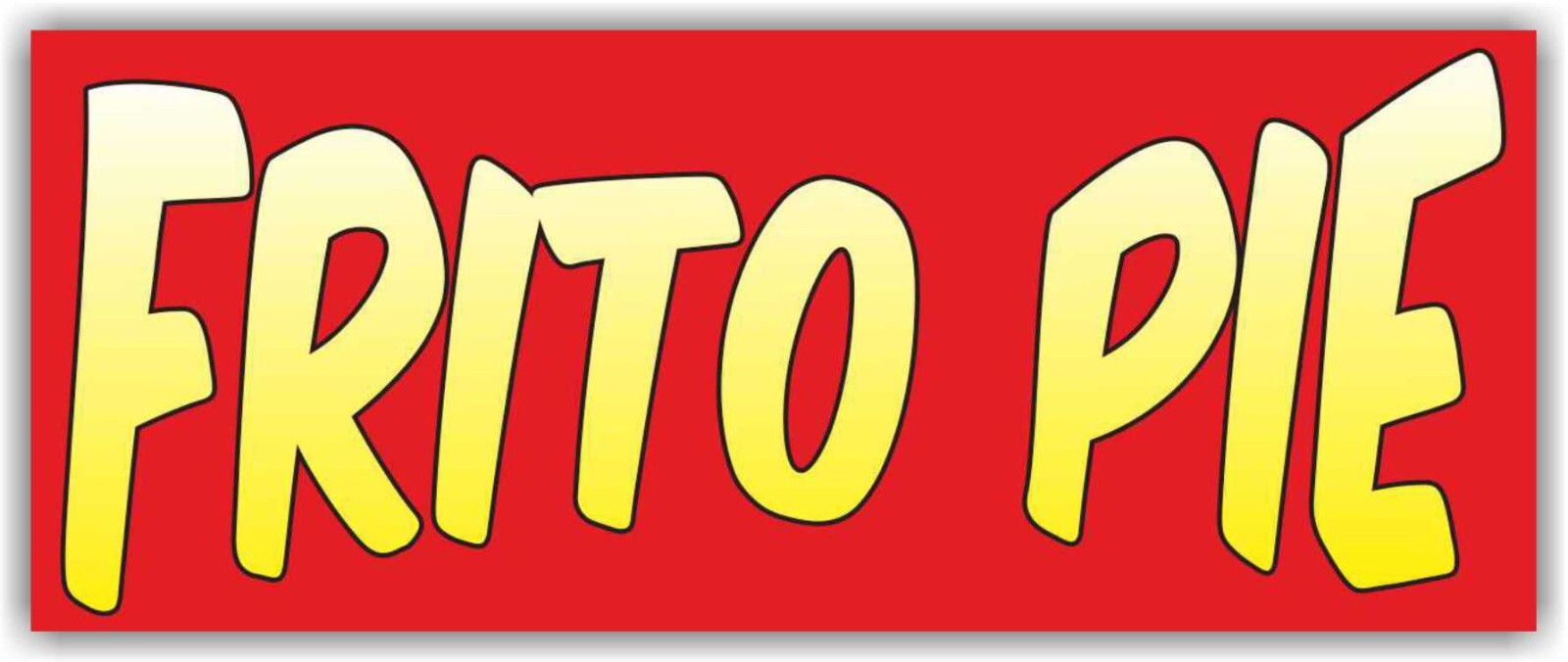 FRITO PIE Advertising Banner Vinyl Mesh Sign chili cheese corn chips Texas style