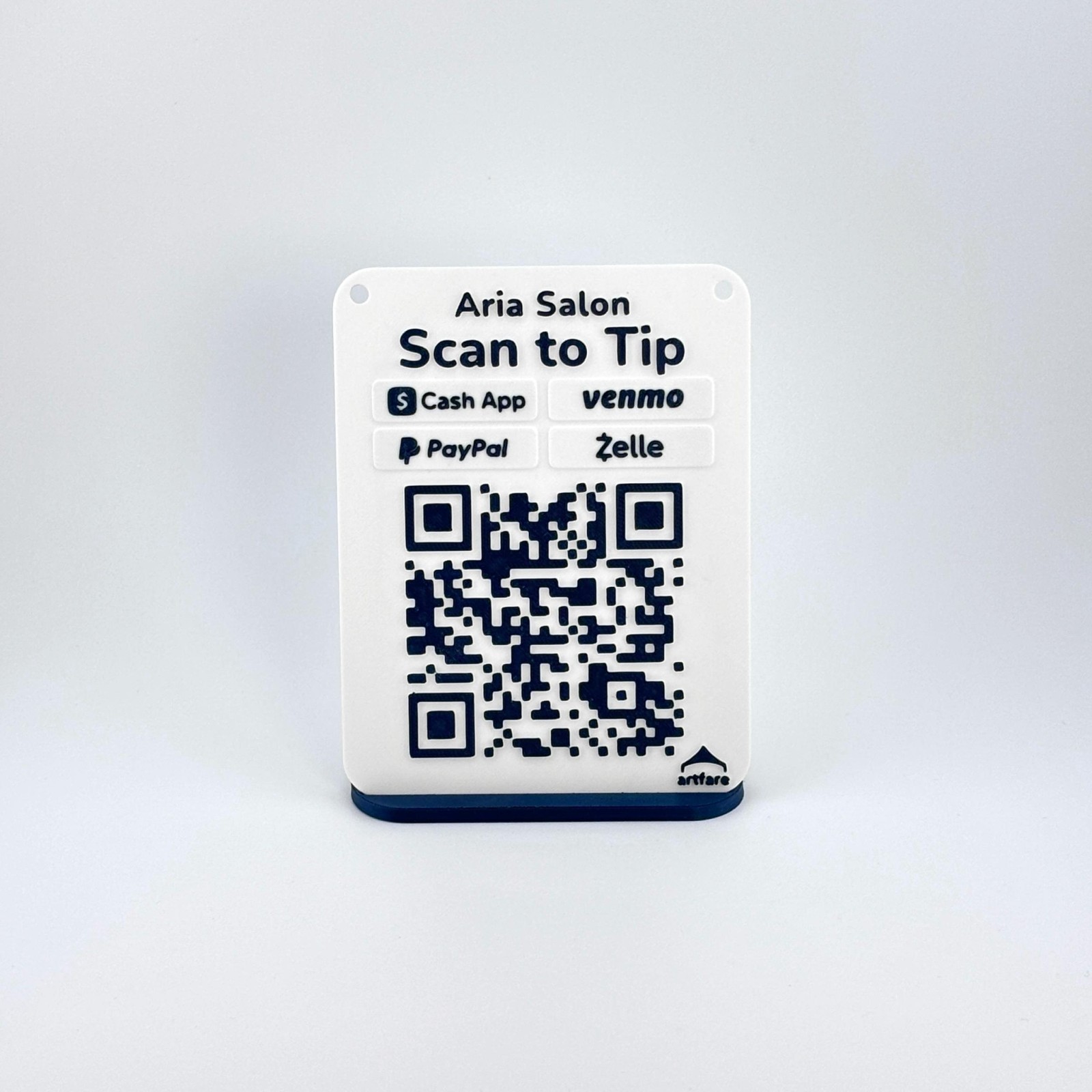 Thin QR Code Payment Sign – Artfare Micro