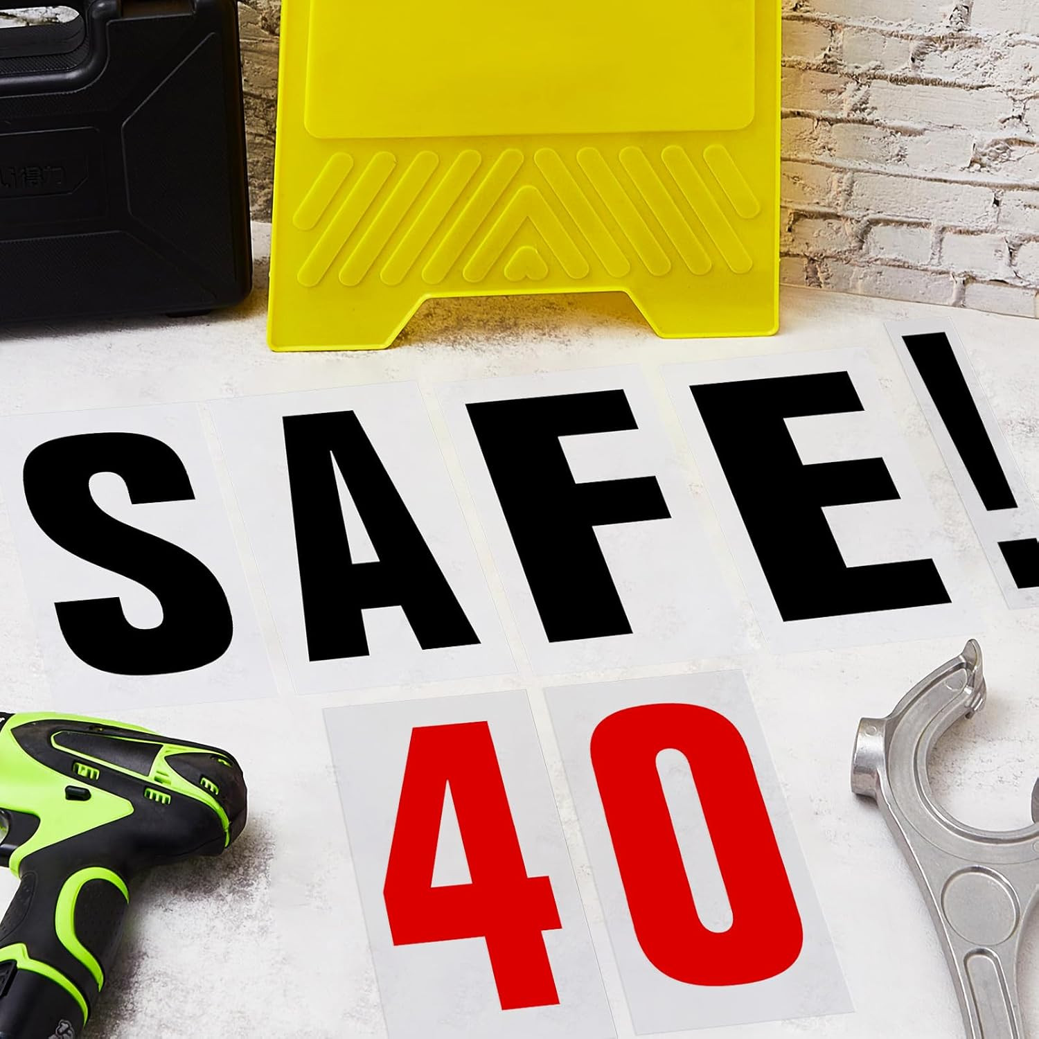 400 Pcs Marquee Sign Letters Flexible Plastic Letters on Flexible Panel for Outd