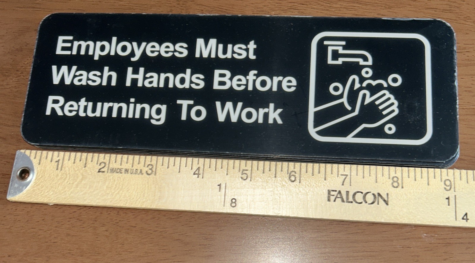 employees must wash hands sign Brings 4 In Pack