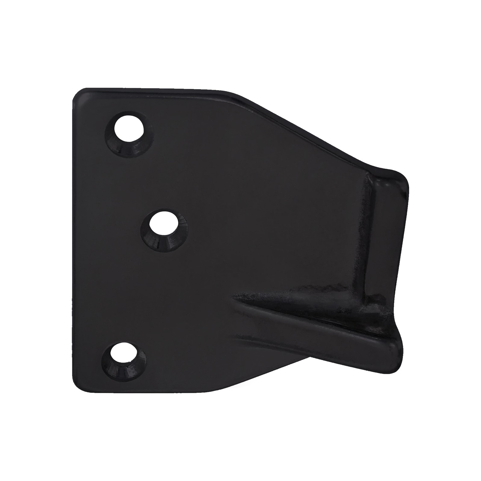 Pamex E9100/OLSP-BL Overlapping Strike Plate Matte Black