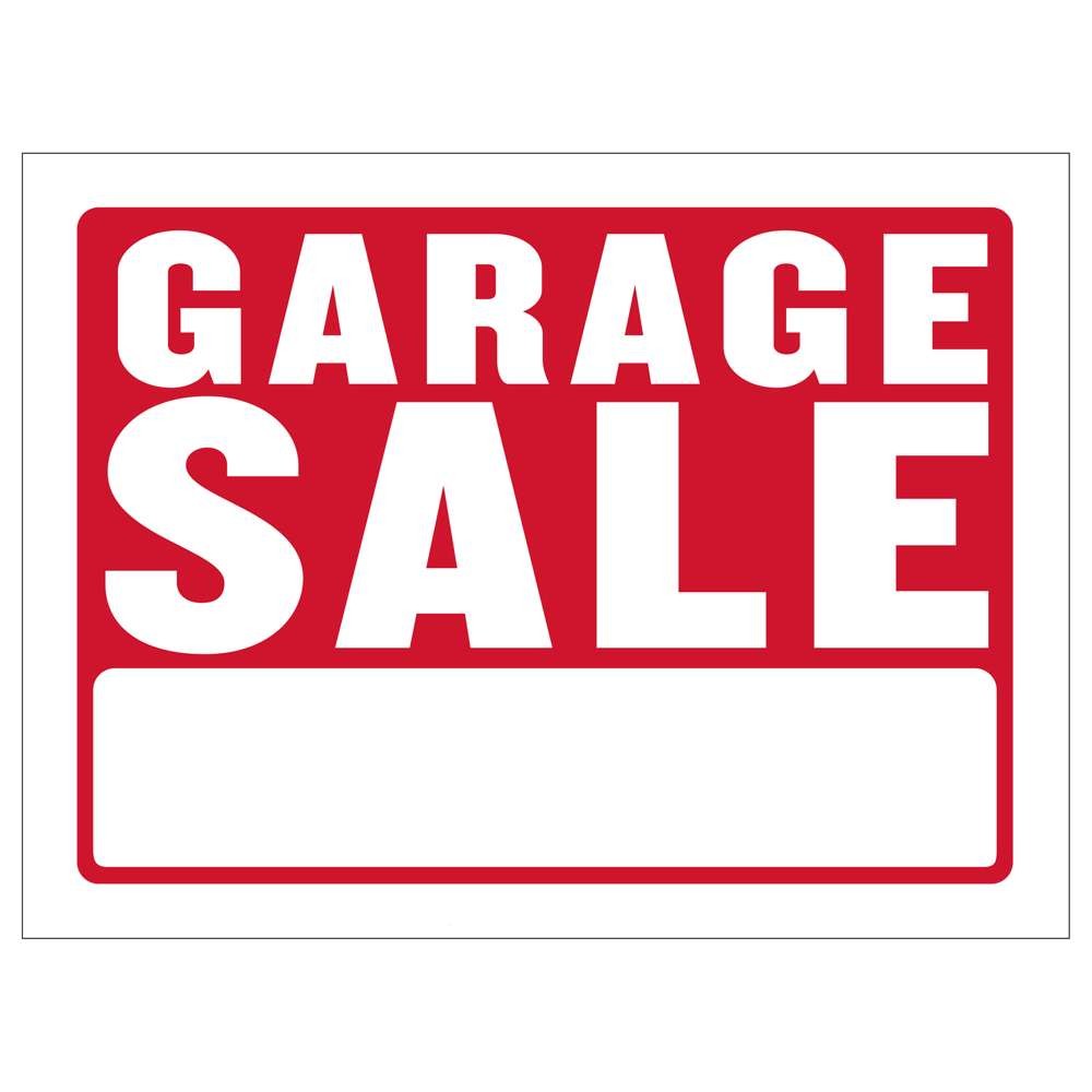 BAZIC 12&Prime; X 16&Prime; Garage Sale Sign, pack of 24