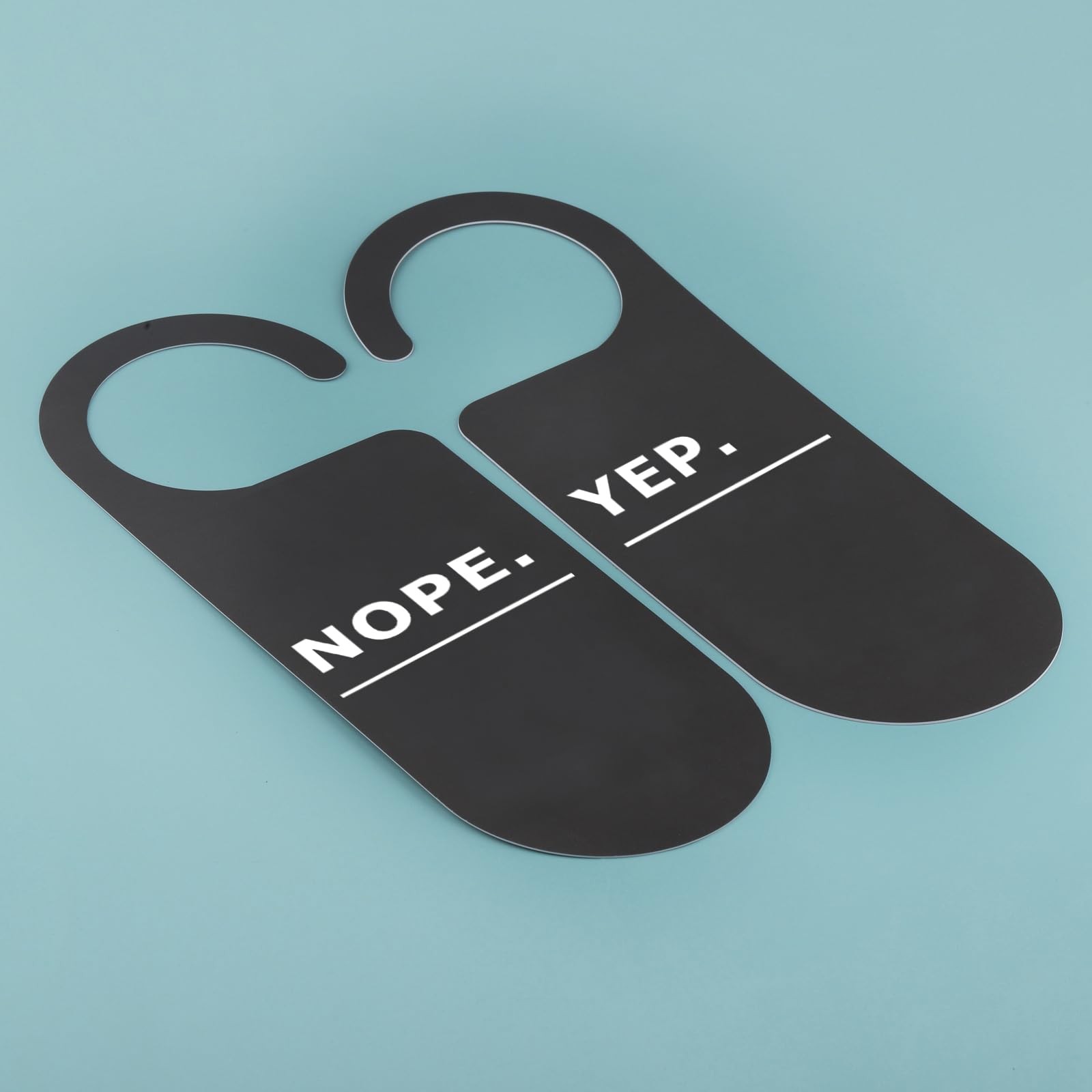 2 Pcs Nope Yep Do Not Disturb Sign Work Door Hanger Office Sign (Double Sided…