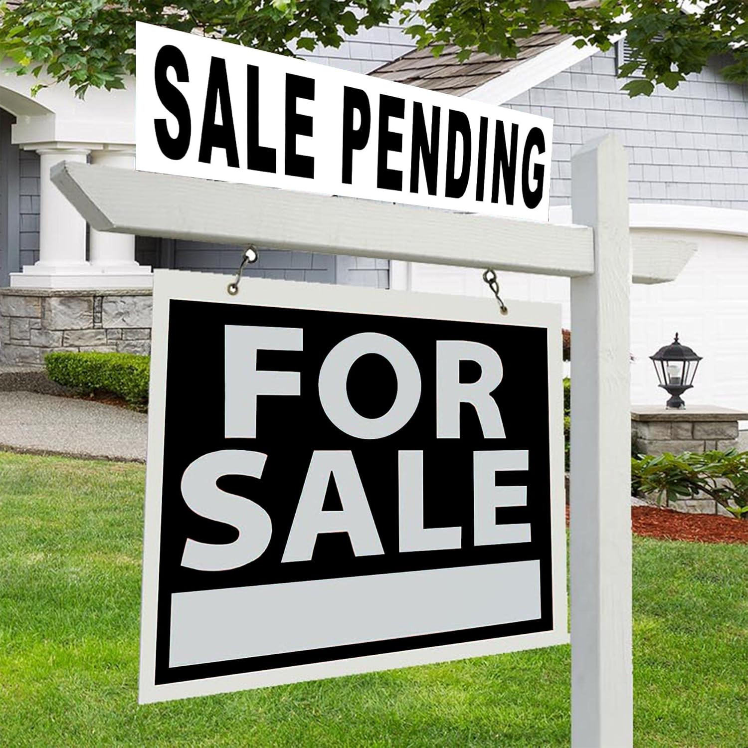 6 Pack Bundle Real Estate Rider Signs 6×24&Prime; – FOR SALE, OPEN HOUSE, SOLD, COMING