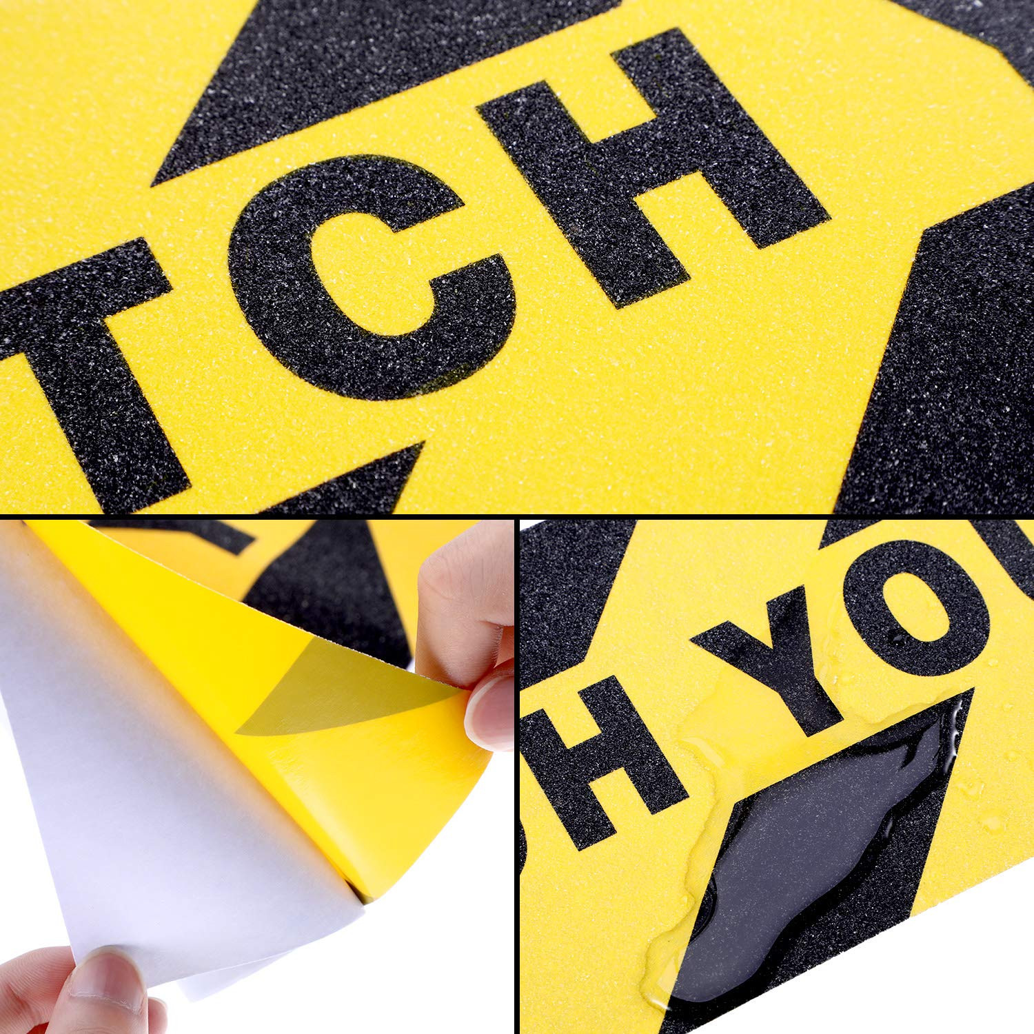 6 X 24 Watch Your Step Warning Sticker Adhesive Abrasive Floor Caution