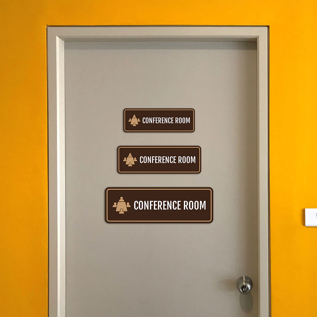 Standard Plus Conference Room Door or Wall Sign | Workplace and Office