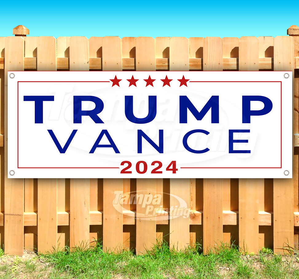 TRUMP VANCE 2024 MAGA FJB Banner Flag Sign Vinyl SB00082