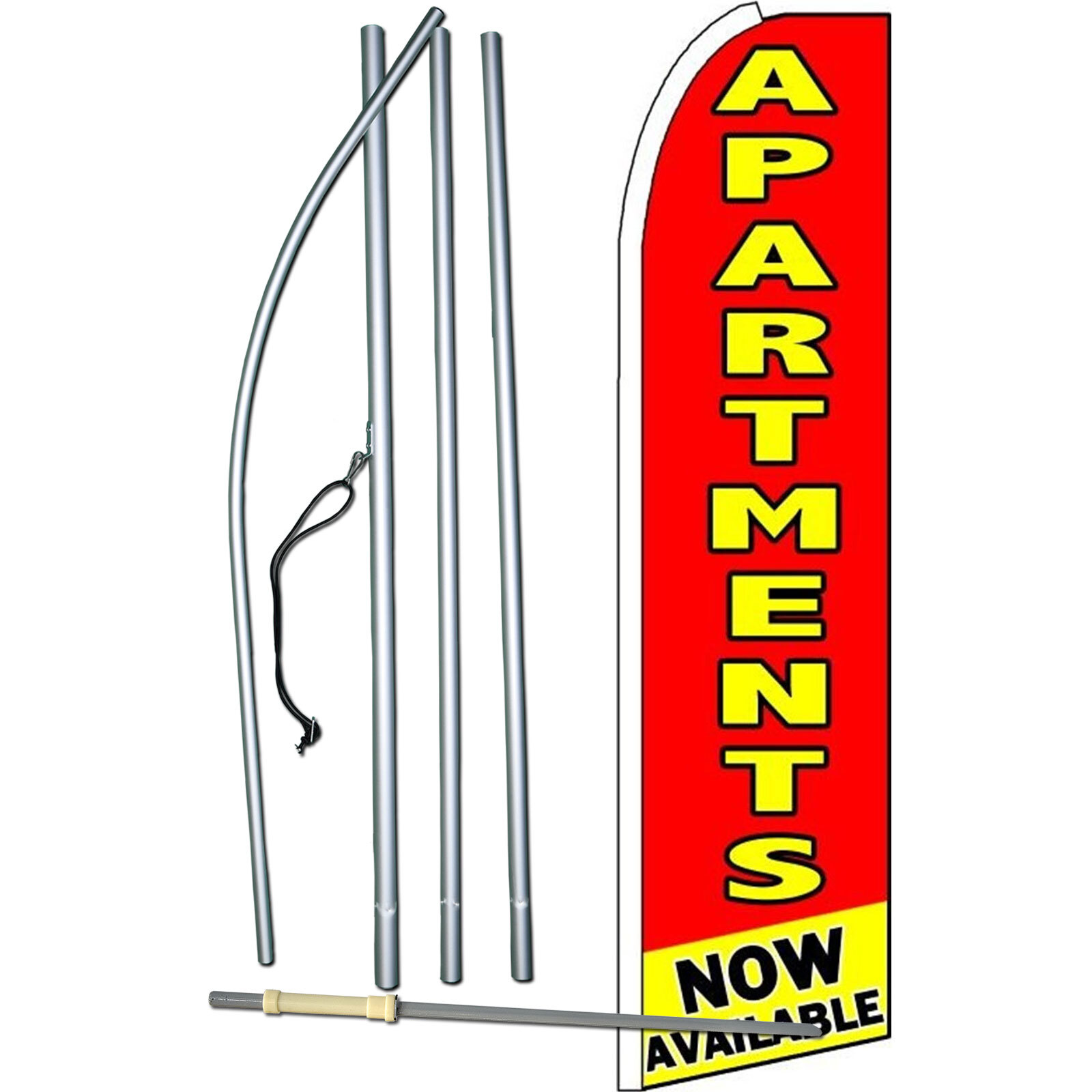 Apartments Now Available Complete Swooper Flag Bundle