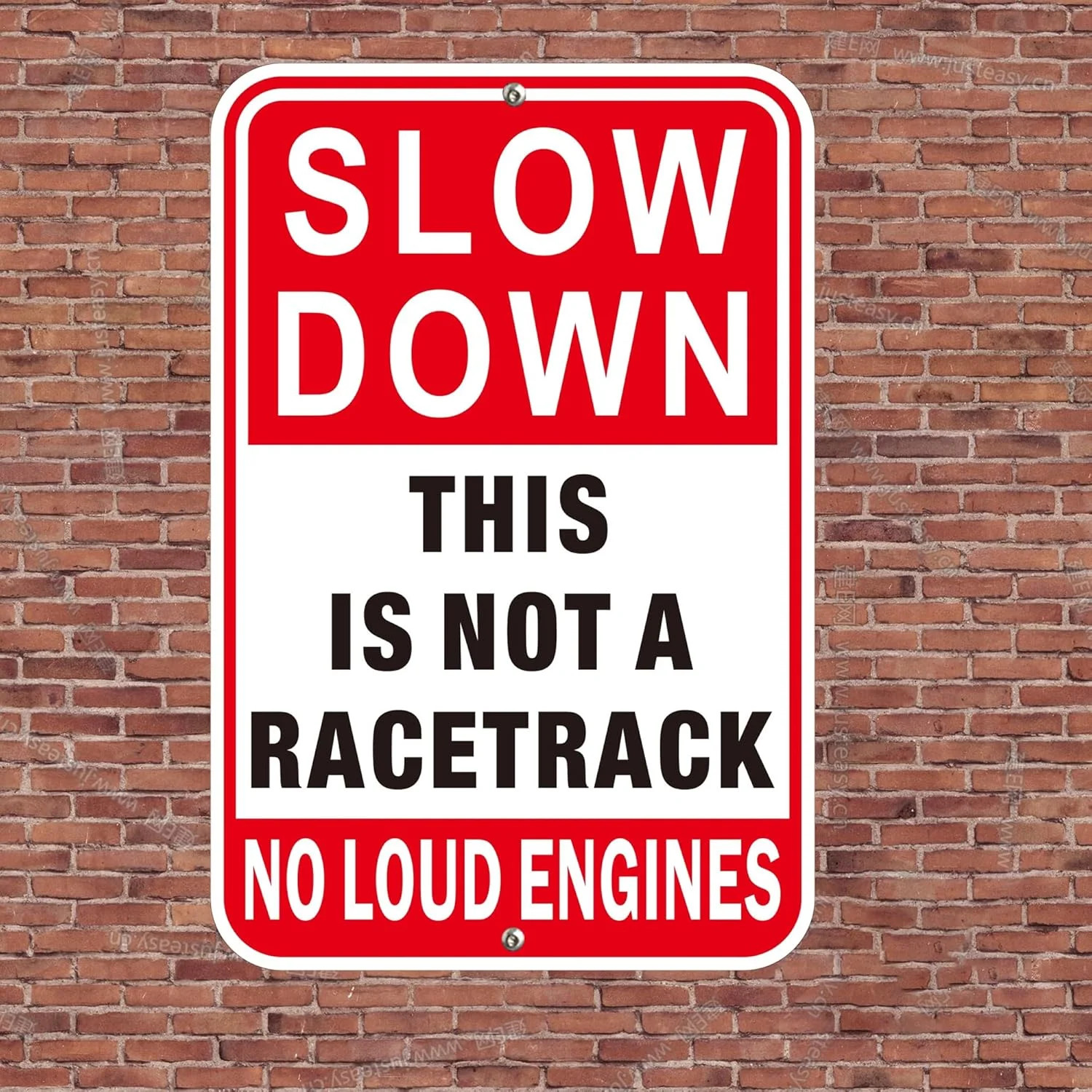 2Pack Slow Down Sign, 18&Prime;x12&Prime; Speed Bumps Ahead safety Signs, Rust Free Reflecti