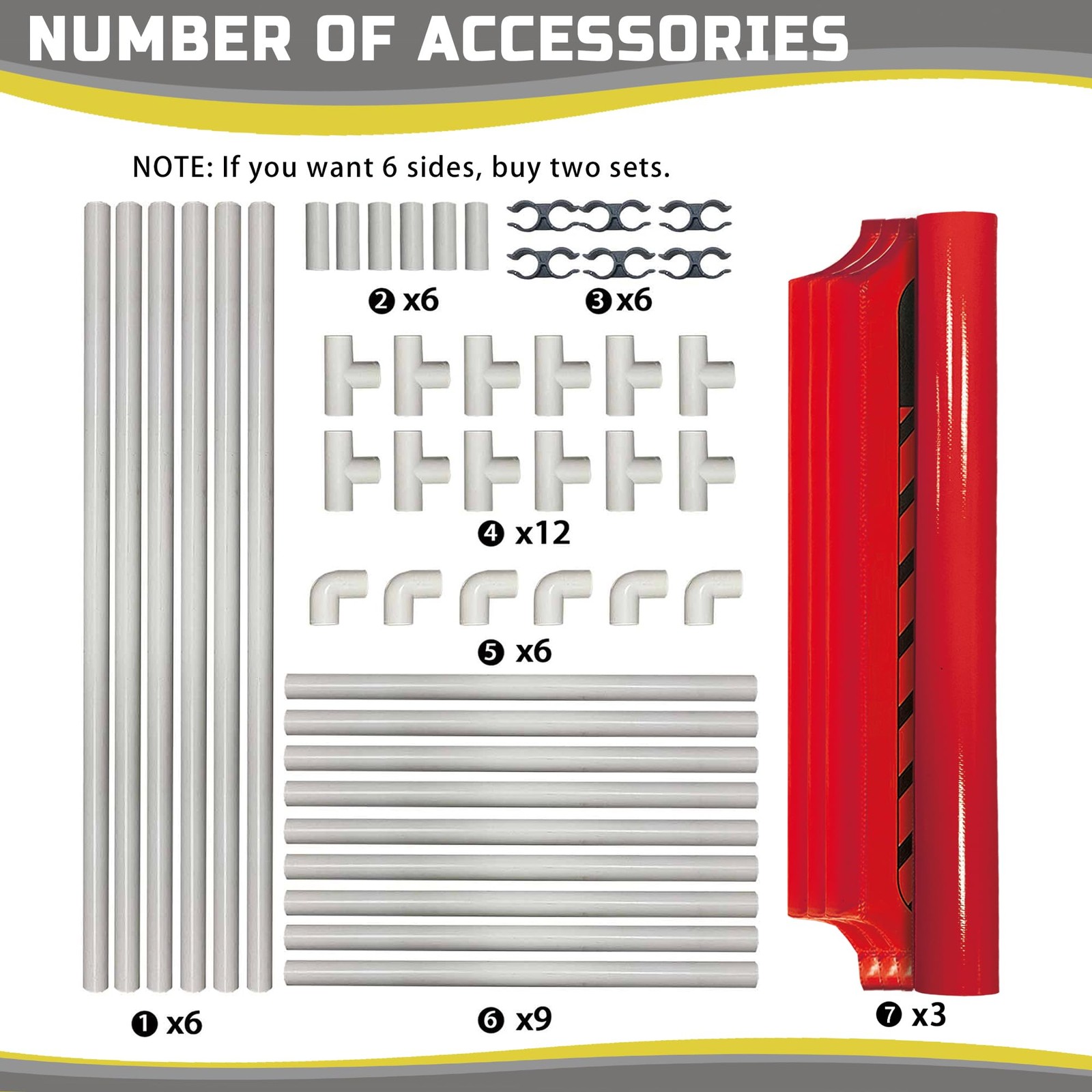 Safety Caution Barricade 3Panels Foldable Signs With PVC Tarp Removable Safet…