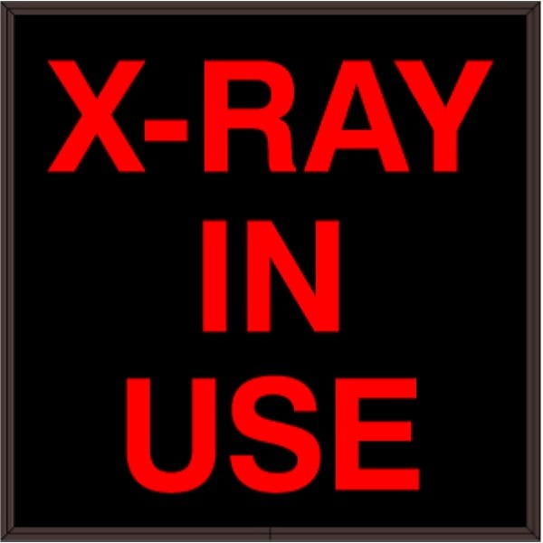 Signal-Tech 38664 SBL1212R-270/120-277VAC X-RAY IN USE Indoor Sign