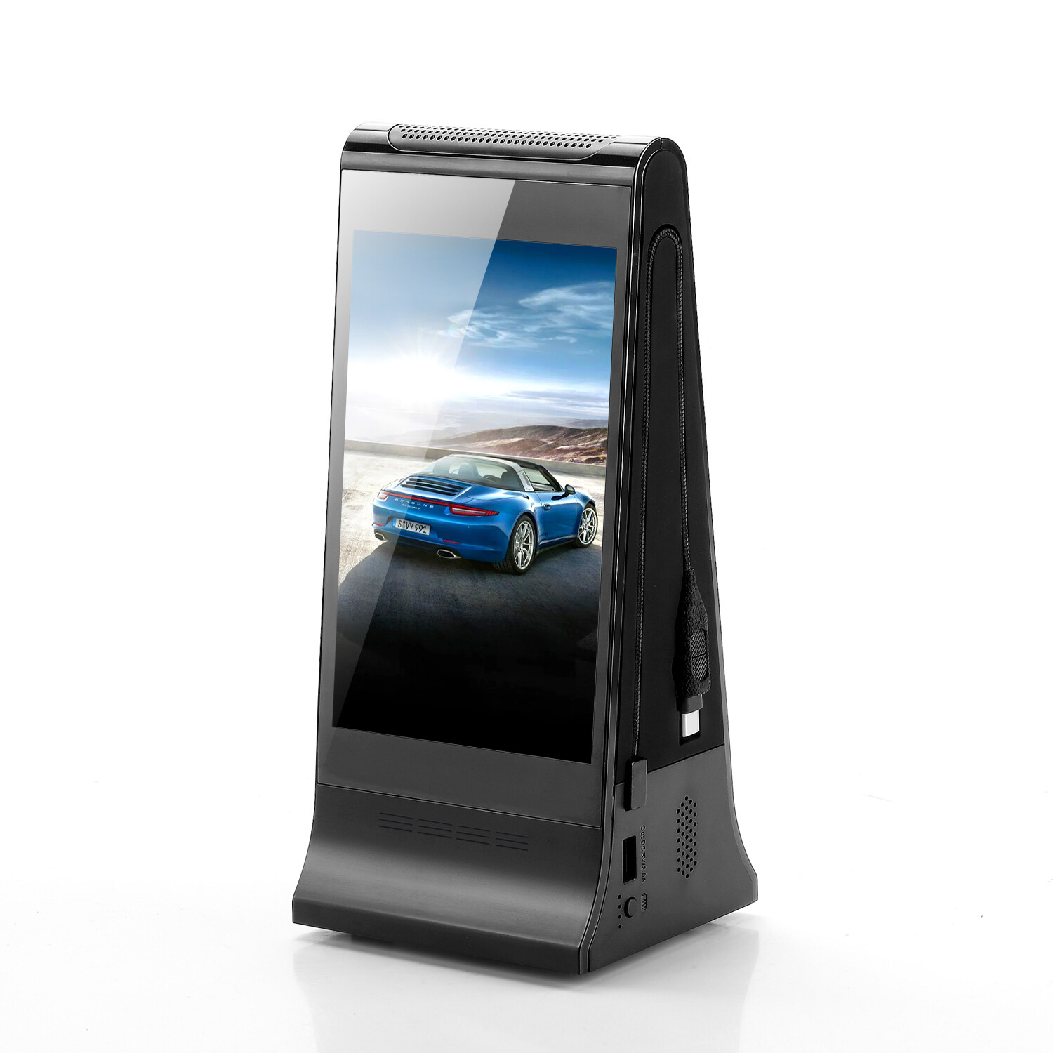 New 8 Inch Double Side LCD Touch Screen Digital Desktop Advertising Player