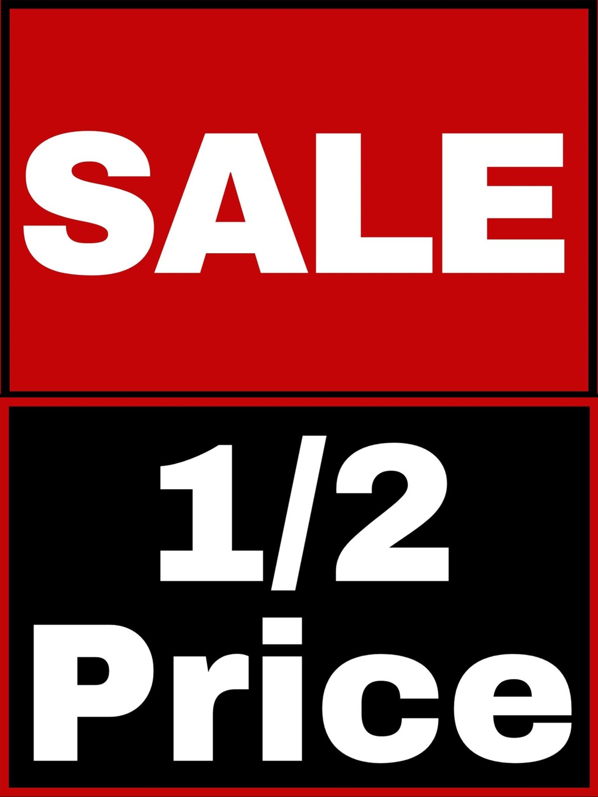 Sale 1/2 Price | Full Color Vertical Vinyl Display Banner with Grommets